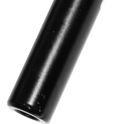 Original photograph detail of the cylinder end