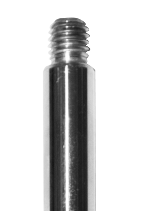 Original photograph detail: rod-end thread