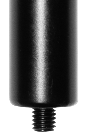 Original photograph detail of the cylinder-end thread