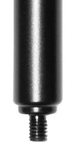 Original photograph detail of the cylinder-end thread
