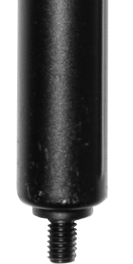 Original photograph detail of the cylinder-end thread