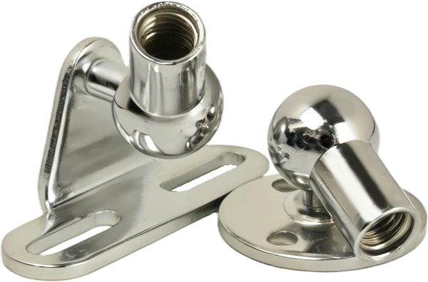 Ball sockets & slotted brackets