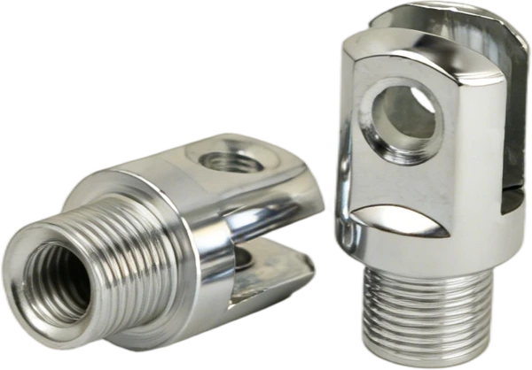 Male-thread clevis ends