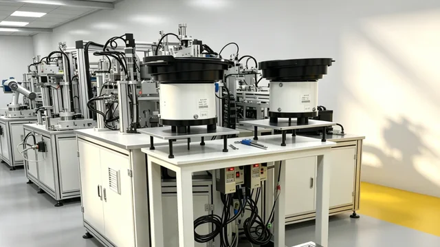 Automated gas spring assembly equipment