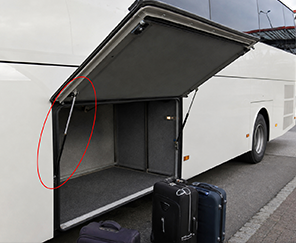 Ilustración de aplicación en puertas de acceso