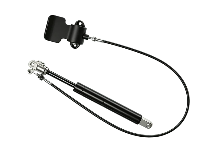 Lockable gas springs
